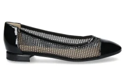 Damen Brunate Ballerina SOFTLACK NERO RICCIONE NERO (37 )