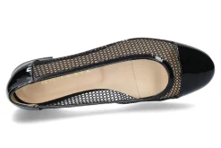 Damen Brunate Ballerina SOFTLACK NERO RICCIONE NERO (37 )