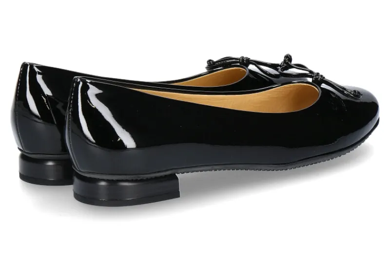 Damen Brunate Ballerina TERRI SOFTLACK NERO (39½)