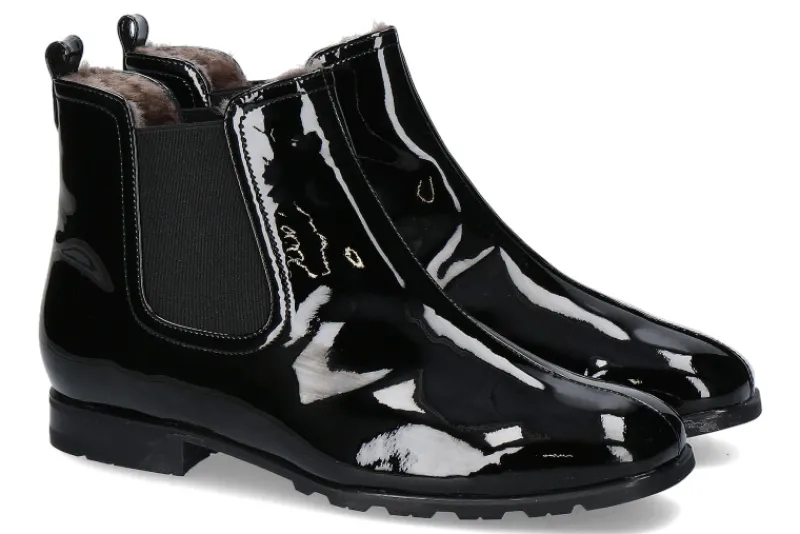 Damen Brunate Chelsea Boot gefüttert KRIS VERNICE NERO (41½)