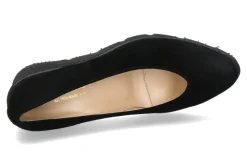 Damen Brunate Keilslipper NEON CAMOSCIO NERO