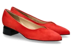 Damen Brunate Pumps FLEX Camoscio reina/rot