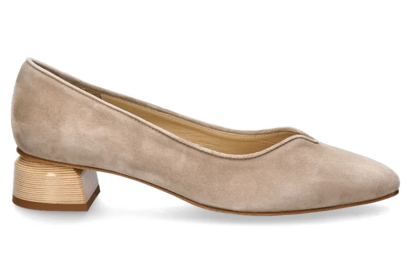 Damen Brunate Pumps FLEX Camoscio nut