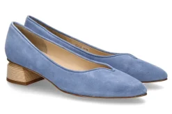 Damen Brunate Pumps FLEX CAMOSCIO smoke/blau