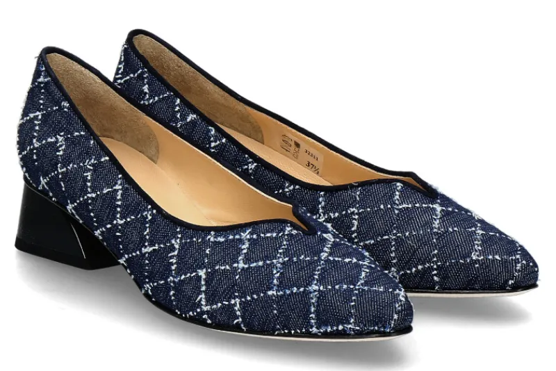 Damen Brunate Pumps FLEX GUGLIA DENIM CAMOSCIO- blu/blau