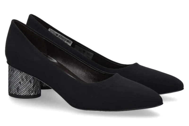 Damen Brunate Pumps FLEX STEP NERO BRAID NERO