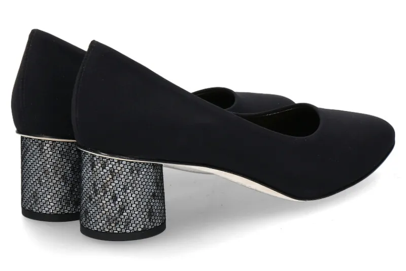 Damen Brunate Pumps FLEX STEP NERO BRAID NERO