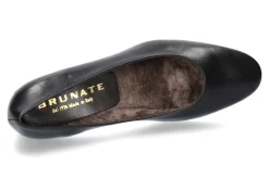 Damen Brunate Pumps gefüttert PIA NAPPA NERO