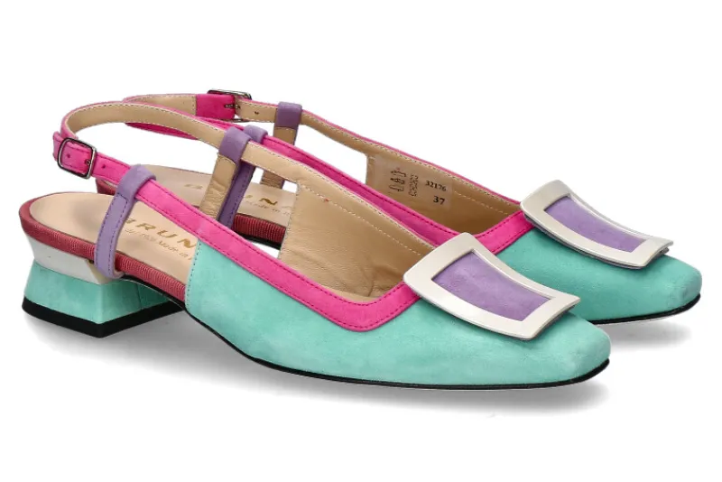 Damen Brunate Slingpumps FLEX CAMOSCIO- tiff/lavanda/pink