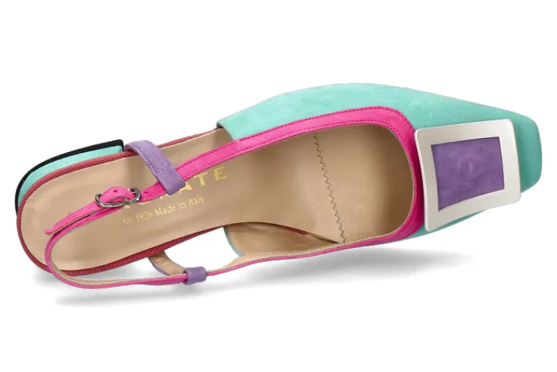 Damen Brunate Slingpumps FLEX CAMOSCIO- tiff/lavanda/pink