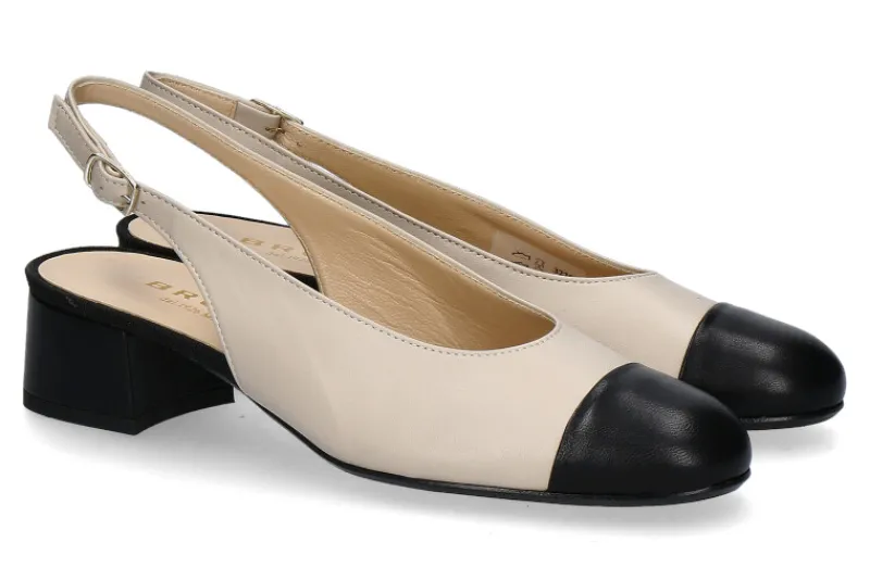 Damen Brunate Slingpumps FLEX NAPPA- nero/moon