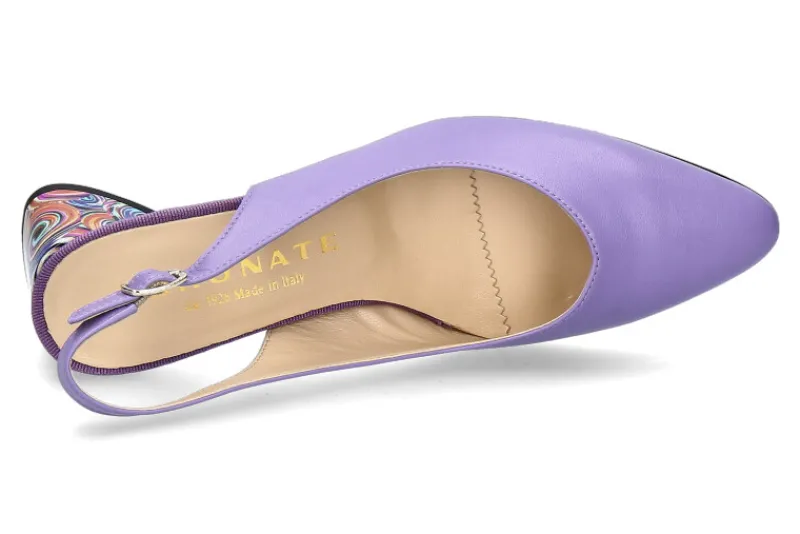 Damen Brunate Slingpumps FLEX Nappaleder lavendel pop multi
