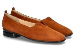 Damen Brunate Slipper BACCAN NEW YORK CAMOSCIO CUOIO