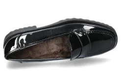 Damen Brunate Slipper gefüttert DANY SOFTLACK NERO