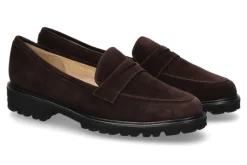 Damen Brunate Slipper TANK CAMOSCIO MORO (35)