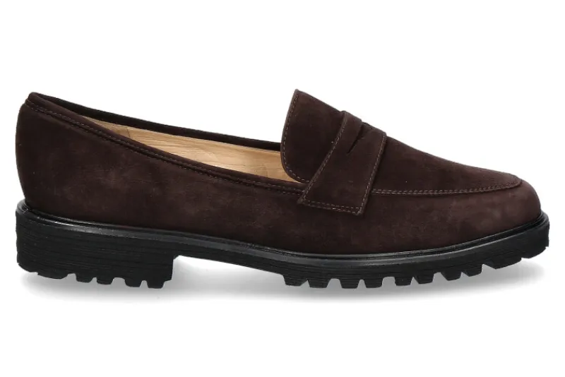 Damen Brunate Slipper TANK CAMOSCIO MORO (35)