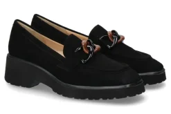 Damen Brunate Slipper VERA CAMOSCIO NERO