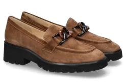 Damen Brunate Slipper VERA CAMOSCIO TABAC