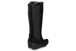 Damen Brunate Stiefel NEON CAMOSCIO NERO STEP NERO