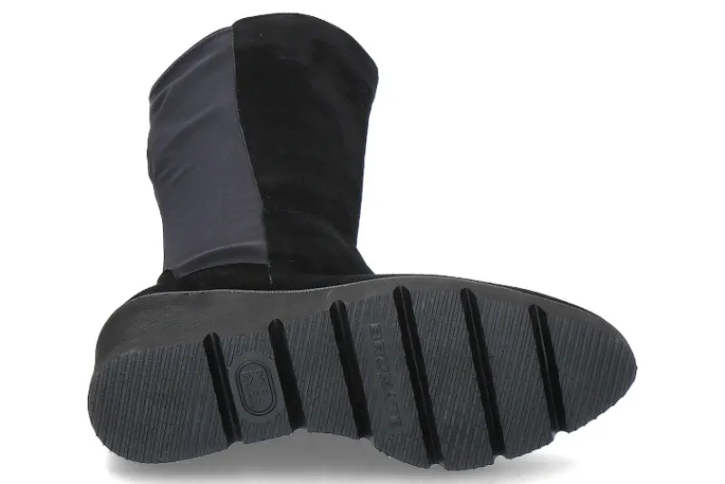 Damen Brunate Stiefel NEON CAMOSCIO NERO STEP NERO