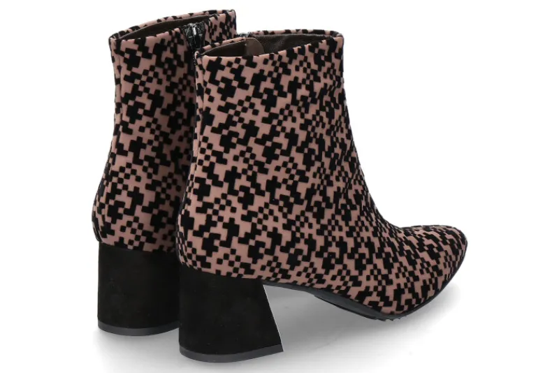 Damen Brunate Stiefelette BIBA KING CAMOSCIO- black/ choco braun