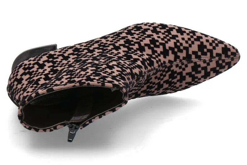 Damen Brunate Stiefelette BIBA KING CAMOSCIO- black/ choco braun