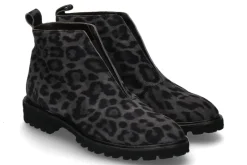 Damen Brunate Stiefelette ELASTICO LEO NERO