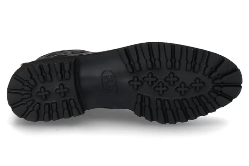 Damen Brunate Stiefelette ELASTICO LEO NERO