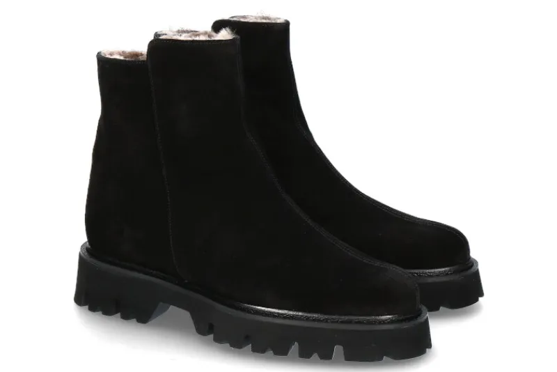 Damen Brunate Stiefelette gefüttert LOOM SOFTY- nero/schwarz