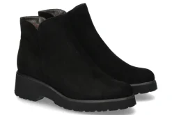 Damen Brunate Stiefelette gefüttert CAMOSCIO NERO AGNELLO (38½)