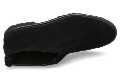 Damen Brunate Stiefelette TANK CAMOSCIO ELASTICO NERO