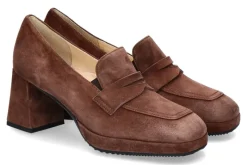 Damen Brunate Trotteur BIBA CAMOSCIO- choco