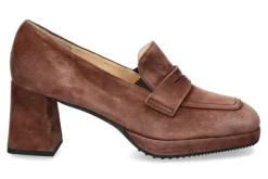 Damen Brunate Trotteur BIBA CAMOSCIO- choco