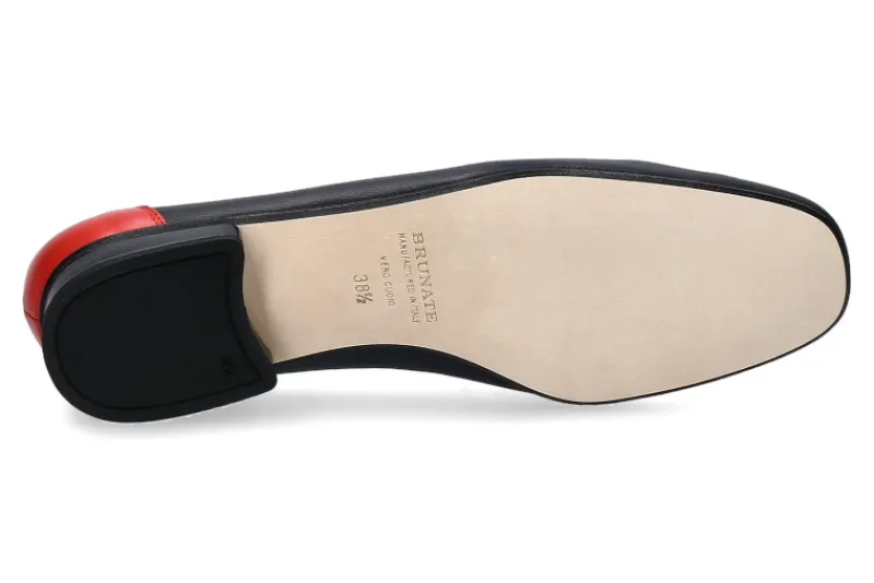 Damen Brunate Trotteur NAPPA BLU BIANCO ROSSO (40½)