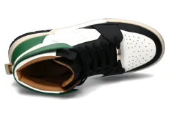 Herren Buscemi Sneaker AIR JON HIGH VITELLO WHITE BLACK GREEN