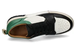 Herren Buscemi Sneaker AIR JON LOW VITELLO BLACK GREEN