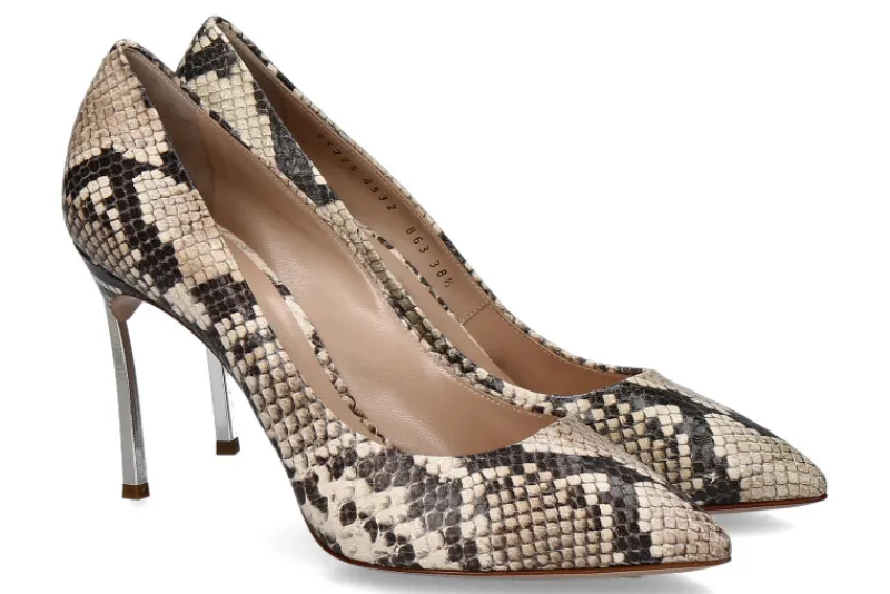 Damen Casadei High Heels PELLAME MASAI MARA SAVANA (40)
