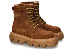 Damen Casadei Plateaubootie NOMAD CAMOSCIO SELLA- mittelbraun