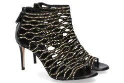 Damen Casadei Sandale MINORCA NERO ORO