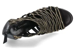 Damen Casadei Sandale MINORCA NERO ORO