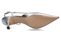 Damen Casadei Slingpumps FLASH ARGENTO PELLAME
