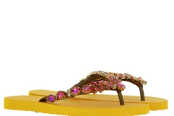 Damen CHANCLAS Zehensteg Sandale ADELA DIAMOND ROSÈ MANGO