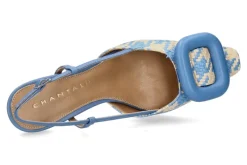 Damen Chantal 1962 Slingpumps PIED DE POULE jeans