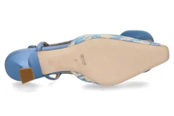 Damen Chantal 1962 Slingpumps PIED DE POULE jeans