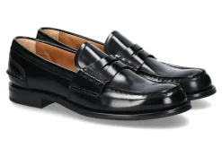 Damen Church's Loafer PEMBREY W 5 POLISHED FUME BLACK