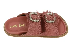 Damen Coral Blue Pantollete ROSA