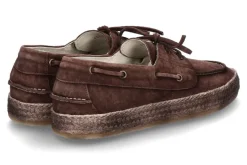 Herren Corvari Herren- Bootsschuh VELOUR 2201- marrone/dunkelbraun