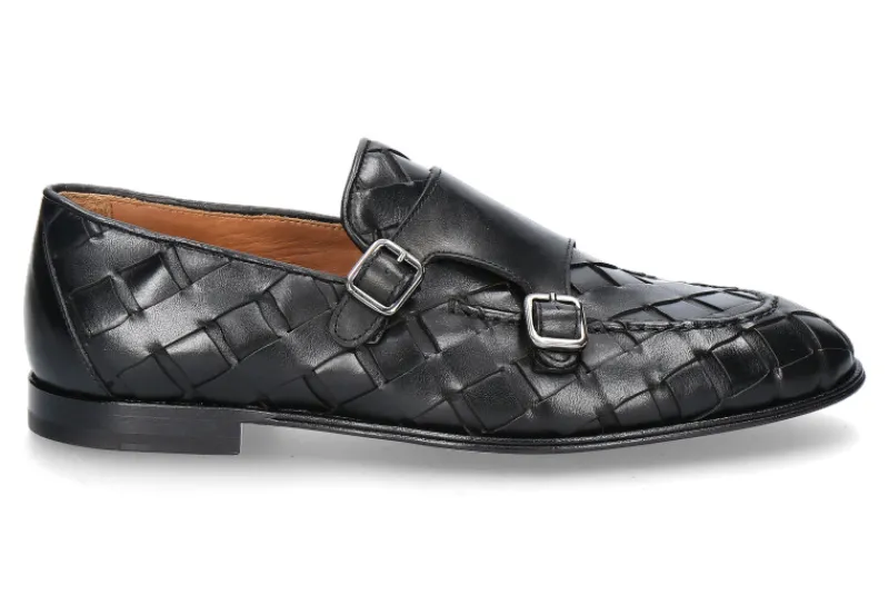 Herren Corvari Monk GARDA INTRECCIO- nero/ schwarz