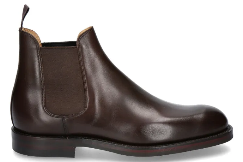 Herren Crockett & Jones Boot CHELSEA 5 WAX CALF- dunkelbraun