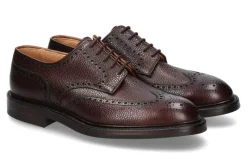 Herren Crockett & Jones Derby PEMBROKE SCOTCH GRAIN- dunkelbraun